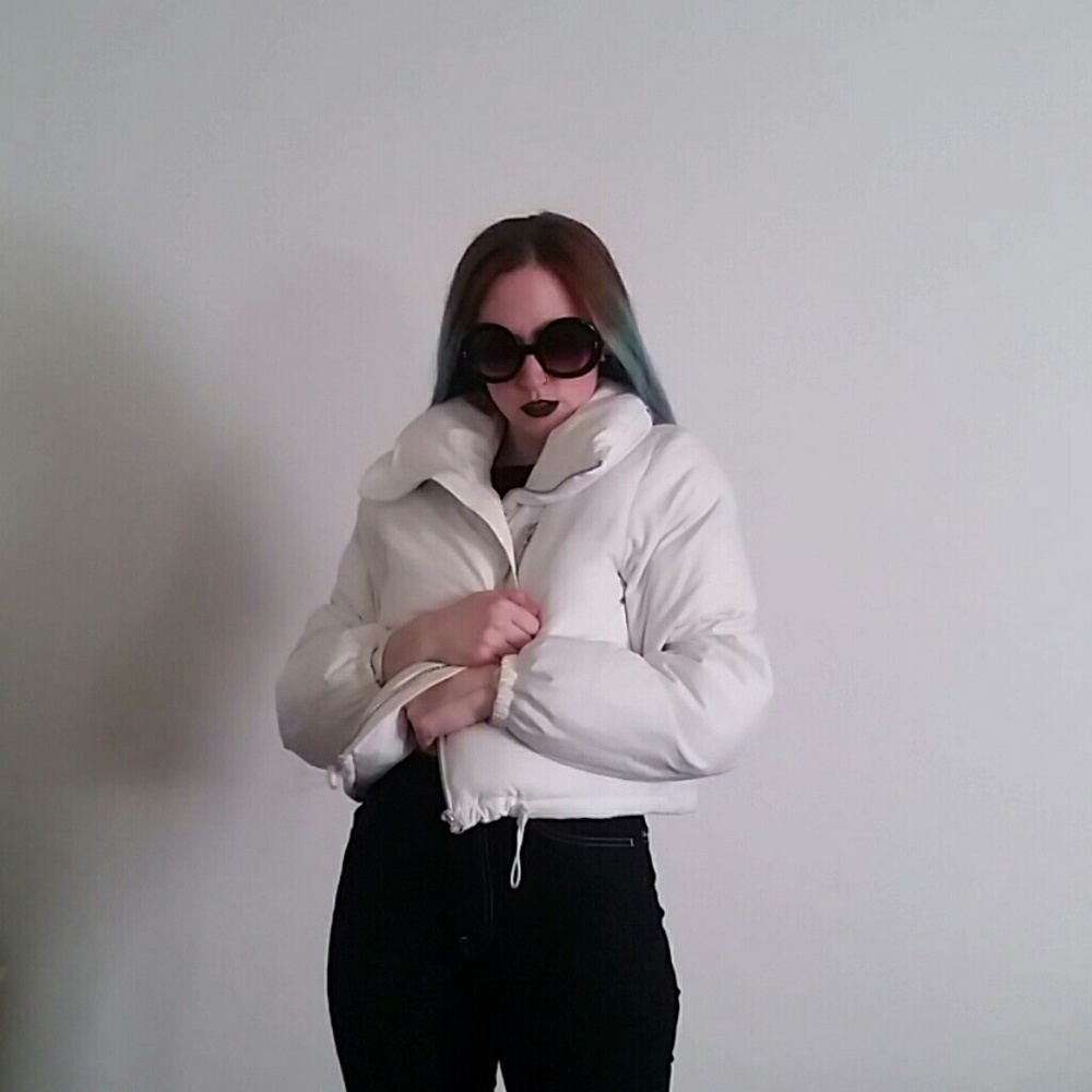 Forever 21 Cropped Puffer Jacket